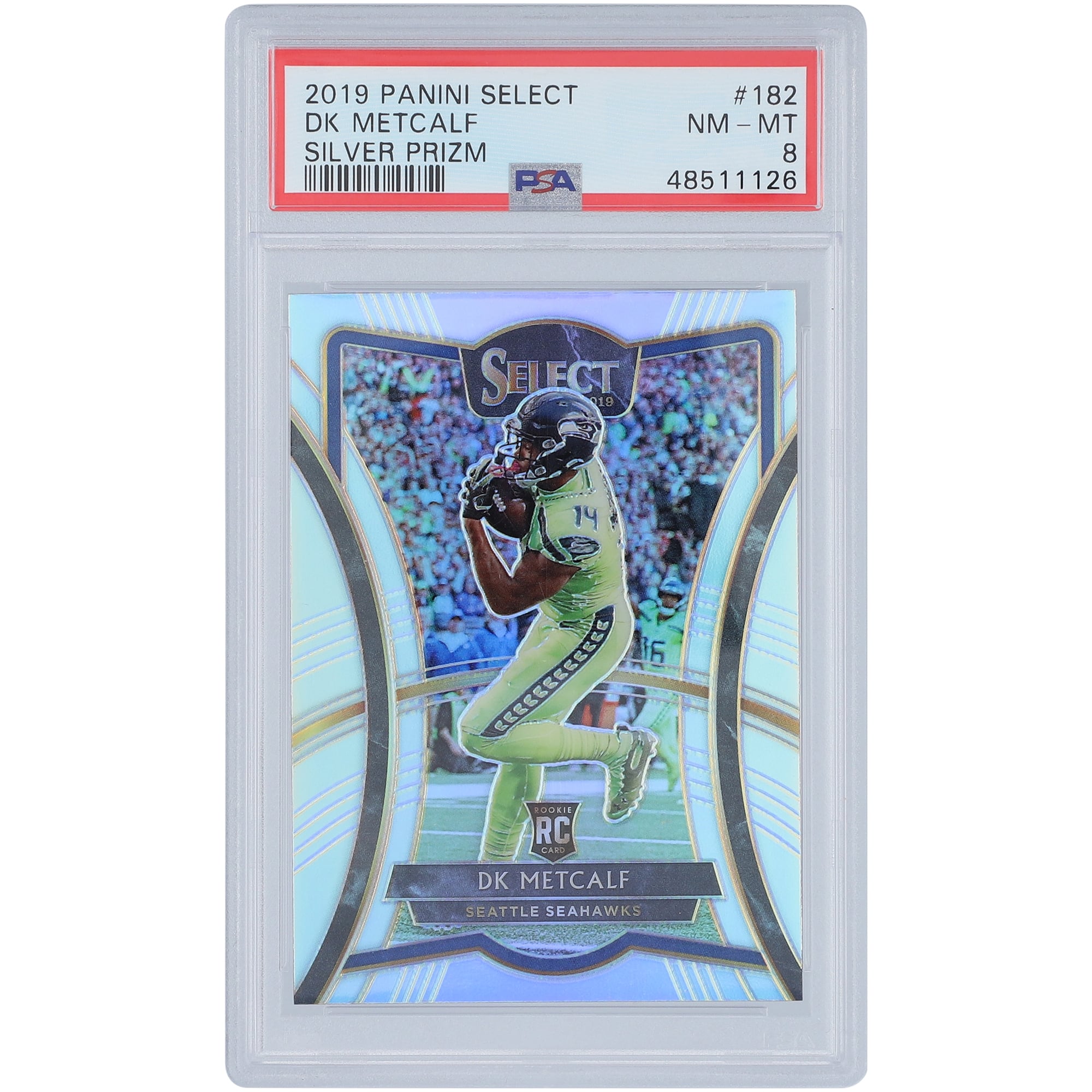 DK Metcalf Seattle Seahawks 2019 Panini Select Silver Prizm #182