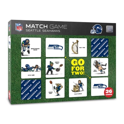 Seattle Seahawks Fanpoint Licensed Memory Match Game