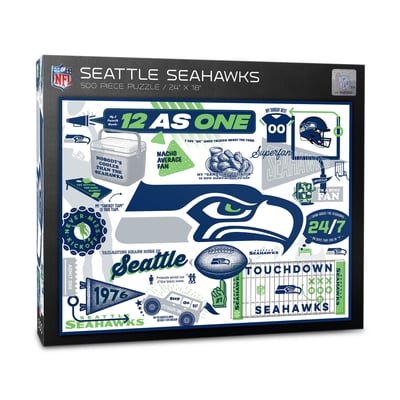 Seattle Seahawks IDNA 500-Piece Scrapbook Puzzle