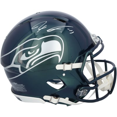 Jaxon Smith-Njigba Seattle Seahawks Autographed Fanatics Authentic Riddell Rivalry Speed Authentic Helmet  