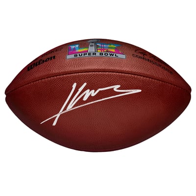Kenneth Walker III Seattle Seahawks Autographed Fanatics Authentic Super Bowl LX Wilson Duke Football 