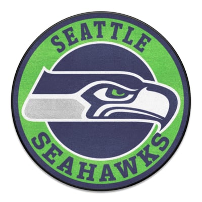 Seattle Seahawks Logo Brands 27" Diameter Roundel Mat