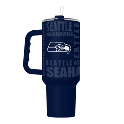  Seattle Seahawks Logo Brands 40oz. Replay Powder Coat Tumbler