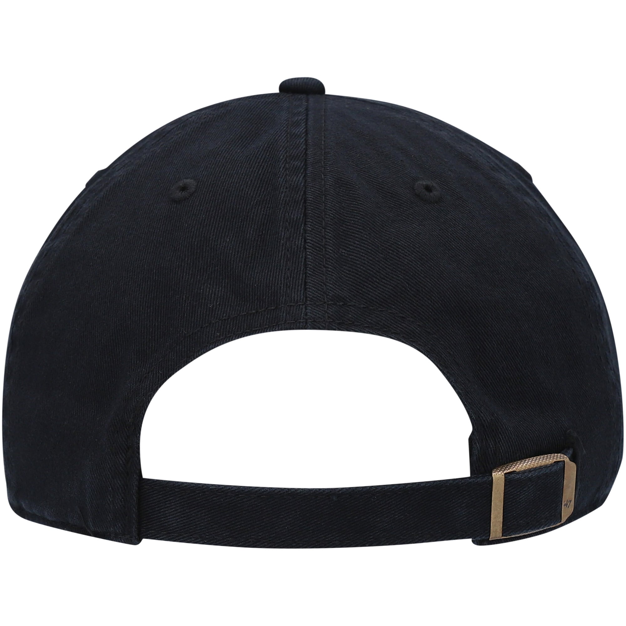 Men's '47 Black Seattle Seahawks Team Tonal Clean Up Adjustable Hat