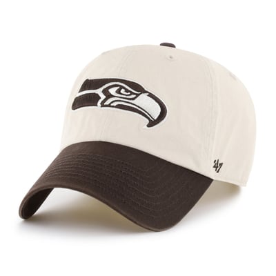 Seattle Seahawks '47 Clean Up Adjustable Hat - Natural/Brown