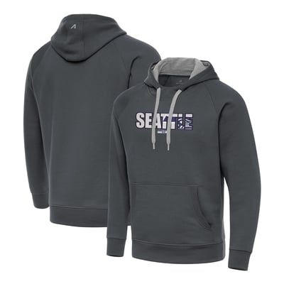 Seattle Seahawks Antigua Impact Victory Hoodie - Charcoal