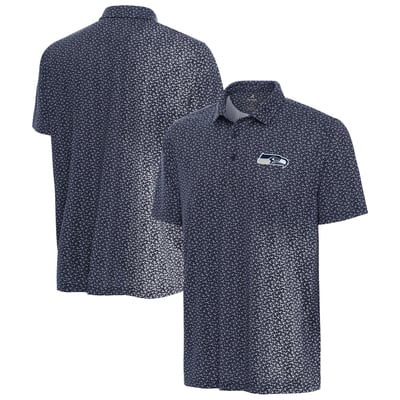 Seattle Seahawks Antigua Vigorous Polo - Navy