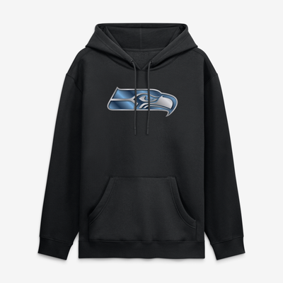 Seattle Seahawks Forged Mascot Hoodie - Black