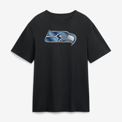 Seattle Seahawks  Forged Mascot T-Shirt - Black