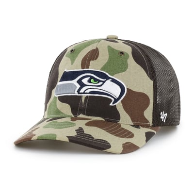 Seattle Seahawks Carhartt x '47 Adjustable Trucker Hat - Duck Camo