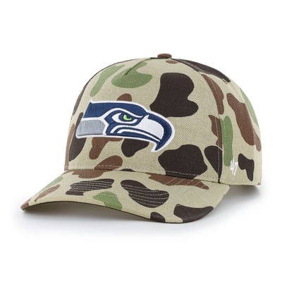 Seattle Seahawks Carhartt x '47 Hitch Adjustable Hat - Duck Camo