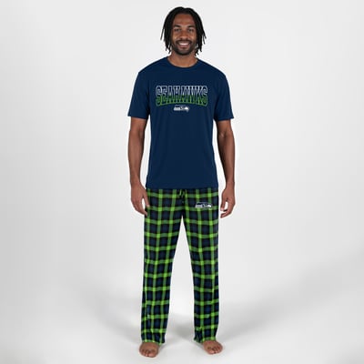 Seattle Seahawks Concepts Sport Highland Sleep Set - College Navy