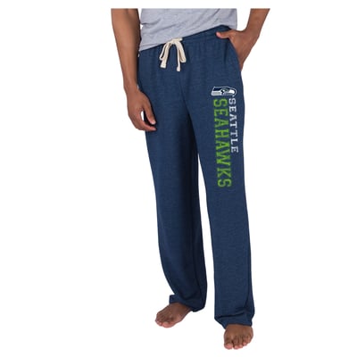  Seattle Seahawks Concepts Sport Mainstream French Terry Tri-Blend Sweatpants - College Navy