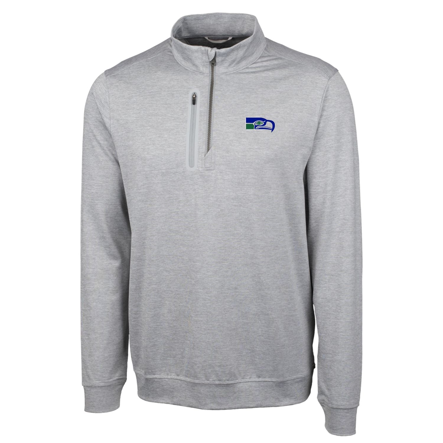 Men's Cutter & Buck Gray Seattle Seahawks Stealth Heathered