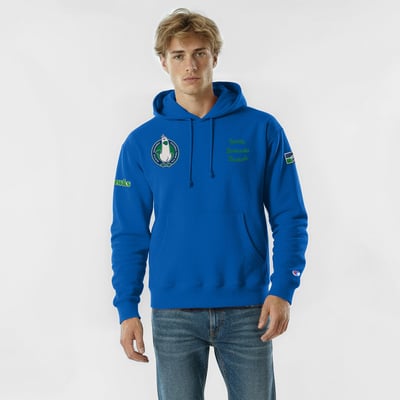 Seattle Seahawks Disney x Champion Seagulls Reverse Weave Hoodie - Royal