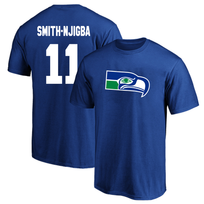 Jaxon Smith-Njigba Seattle Seahawks Fanatics Big & Tall Name & Number T-Shirt - Royal
