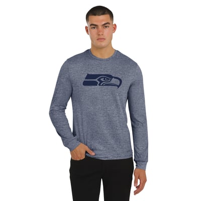  Seattle Seahawks J. Palmer Four Down Long Sleeve T-Shirt - College Navy