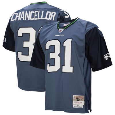 Kam Chancellor Seattle Seahawks Mitchell & Ness 2011 Legacy Replica Jersey - Blue