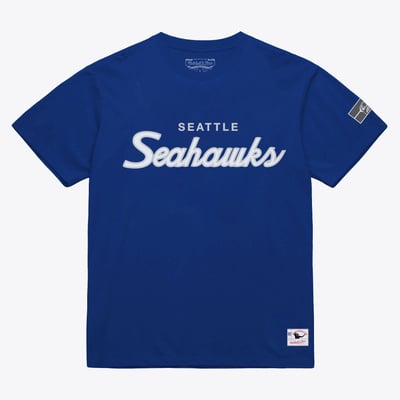 Seattle Seahawks Mitchell & Ness Head Coach Classic T-Shirt - Royal