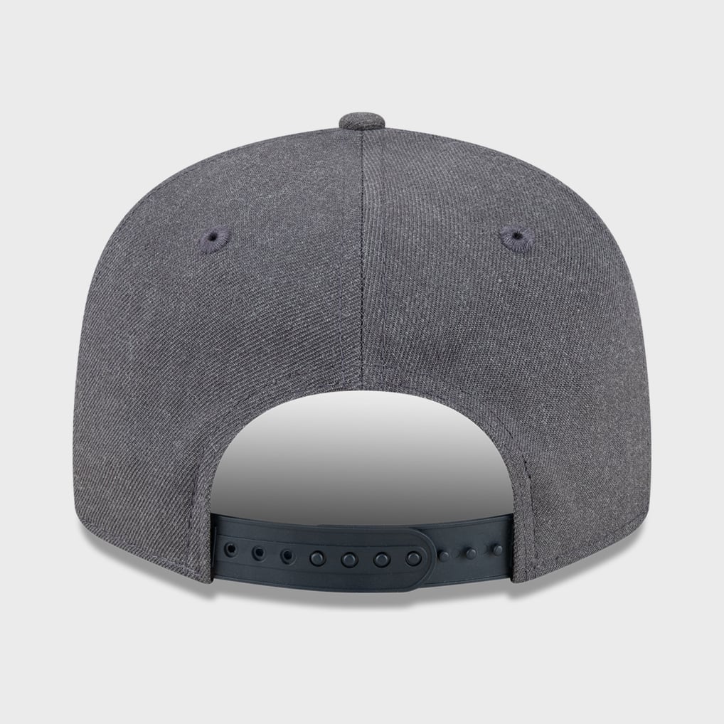 Men's New Era Charcoal Seattle Seahawks Pennant Pin 9FIFTY Snapback Hat