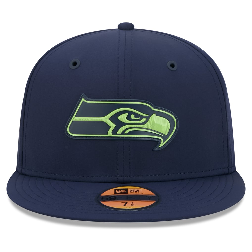Men's New Era College Navy Seattle Seahawks 2026 Sideline 59FIFTY ...