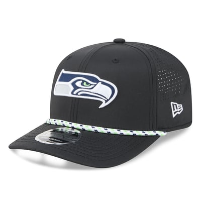 Seattle Seahawks New Era 9SEVENTY Stretch-Snap Hat - College Navy
