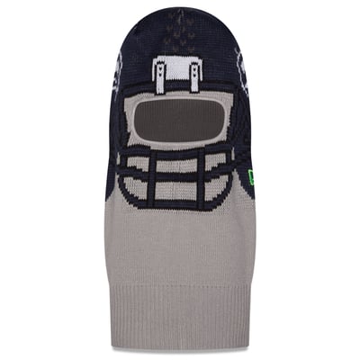 Seattle Seahawks New Era Helmet Knit Balaclava - Gray