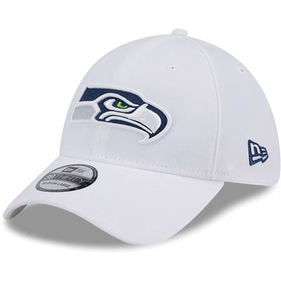 Seattle Seahawks New Era Main 39THIRTY Flex Hat - White