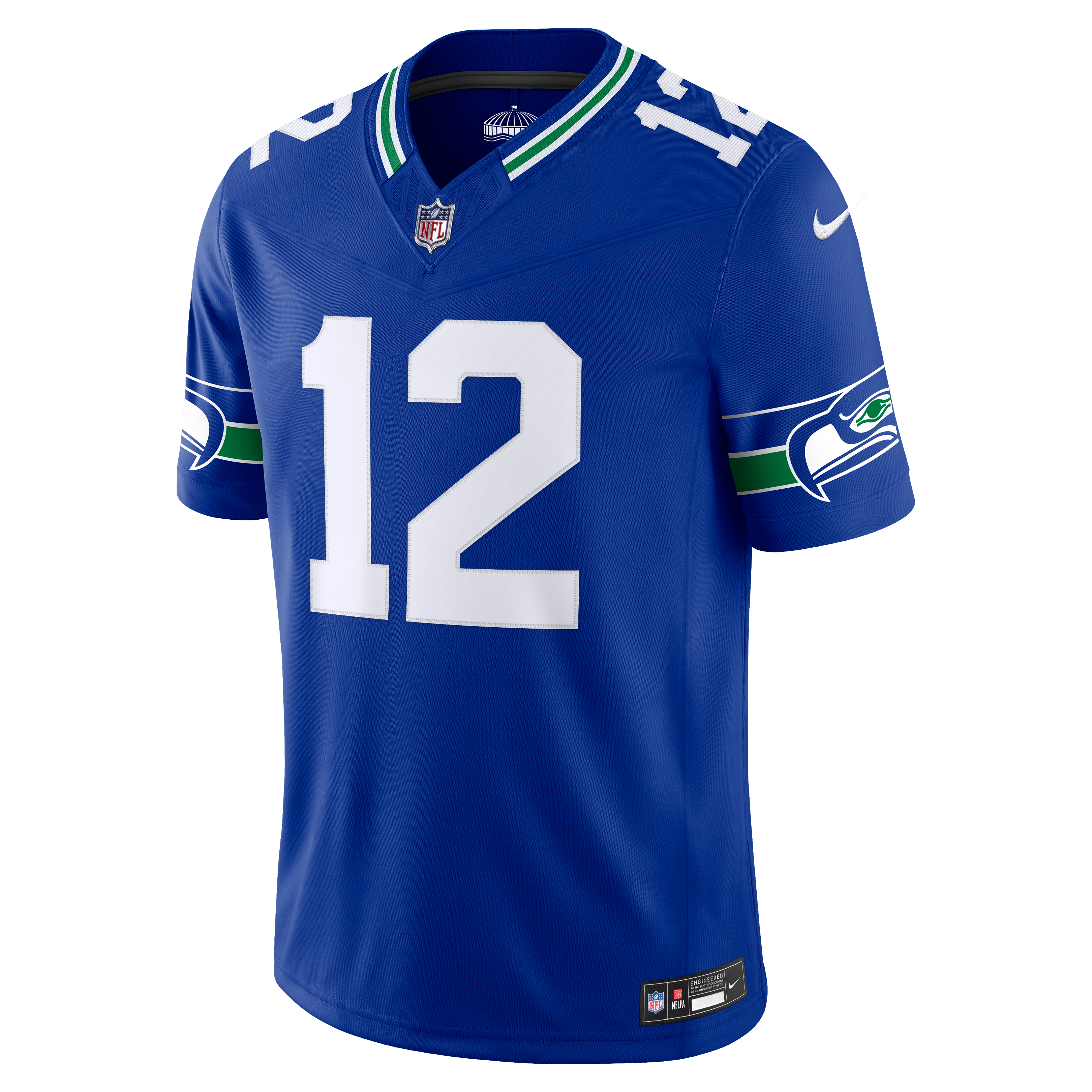 12s Seattle Seahawks Alternate Vapor F.U.S.E. Stitched Limited Jersey Royal