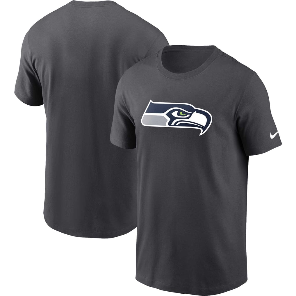  Seattle Seahawks Nike Logo Essential T-Shirt - Anthracite