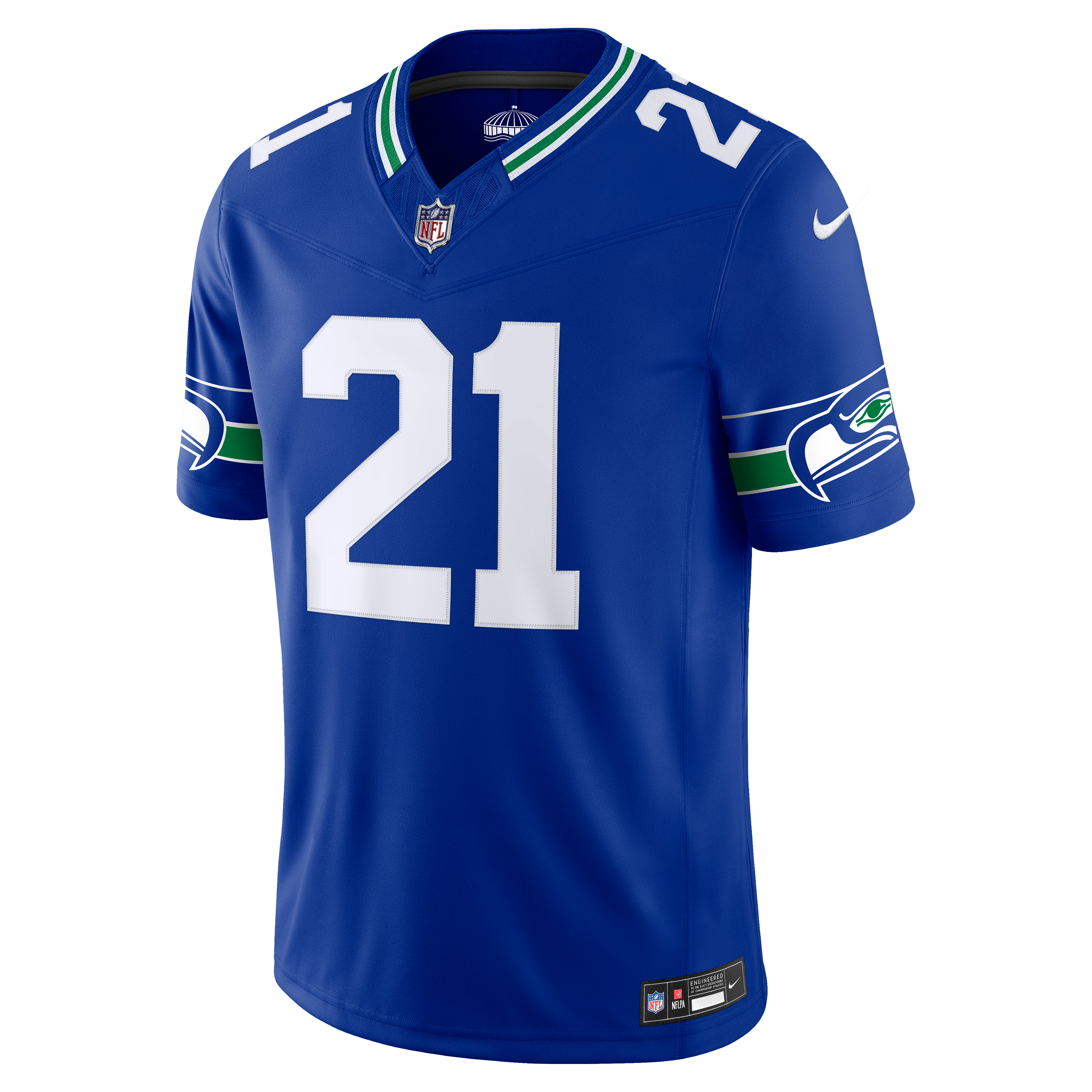 Devon Witherspoon Seattle Seahawks Alternate Vapor F.U.S.E. Stitched Limited Jersey Royal
