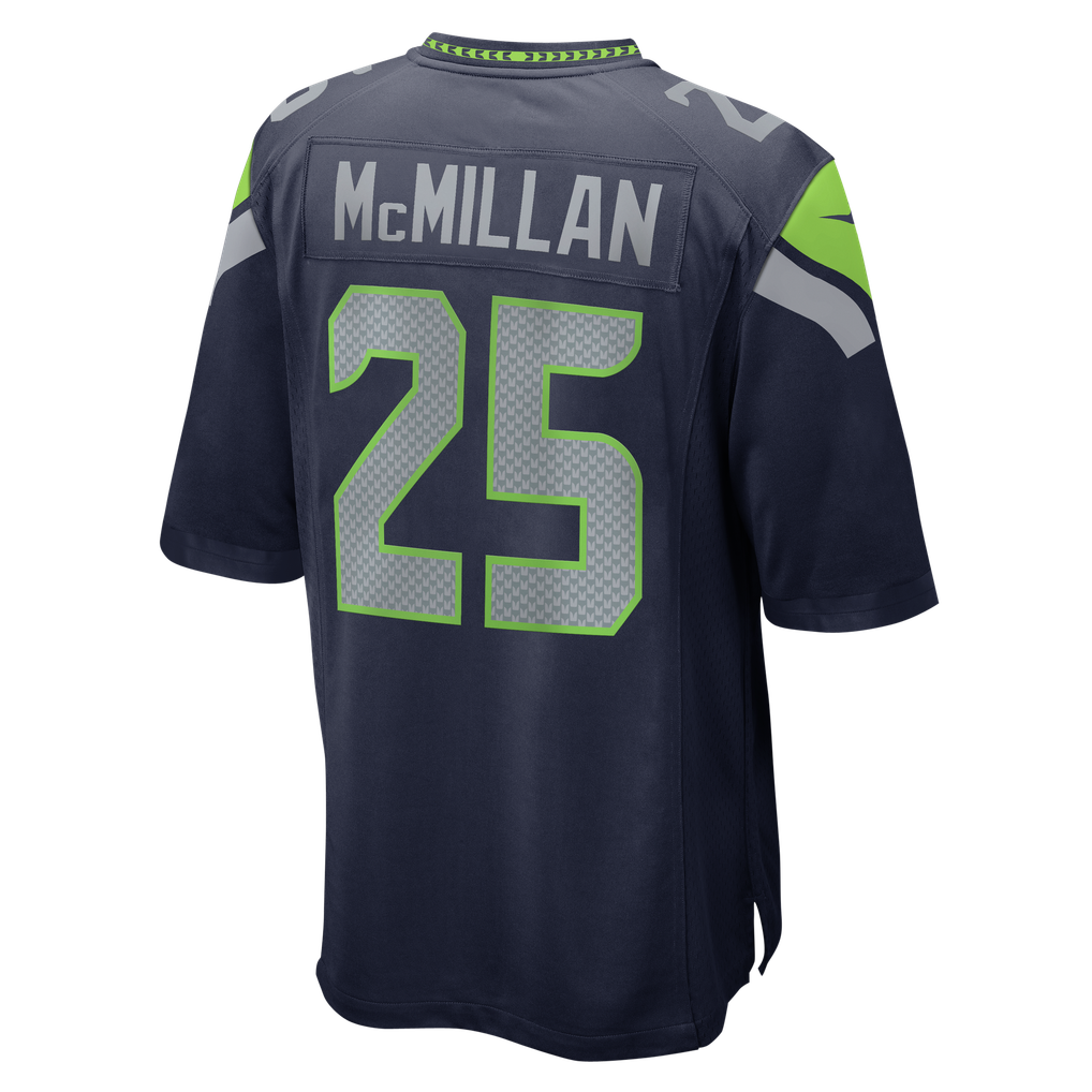 Dontae Men's Nike Dontae McMillan College Navy Seattle Seahawks Team Game Jersey
