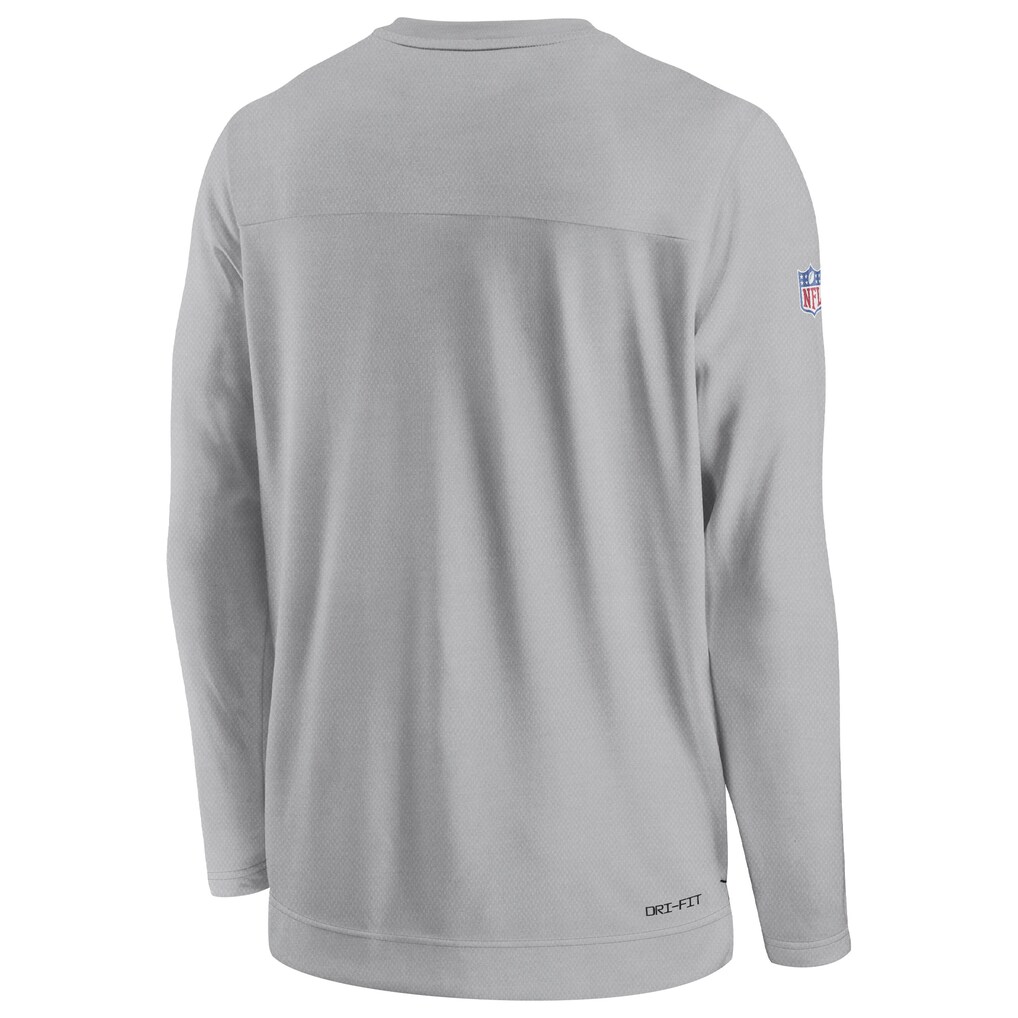 Seattle Seahawks Nike Sideline Lockup Performance Pullover Sweatshirt - Gray