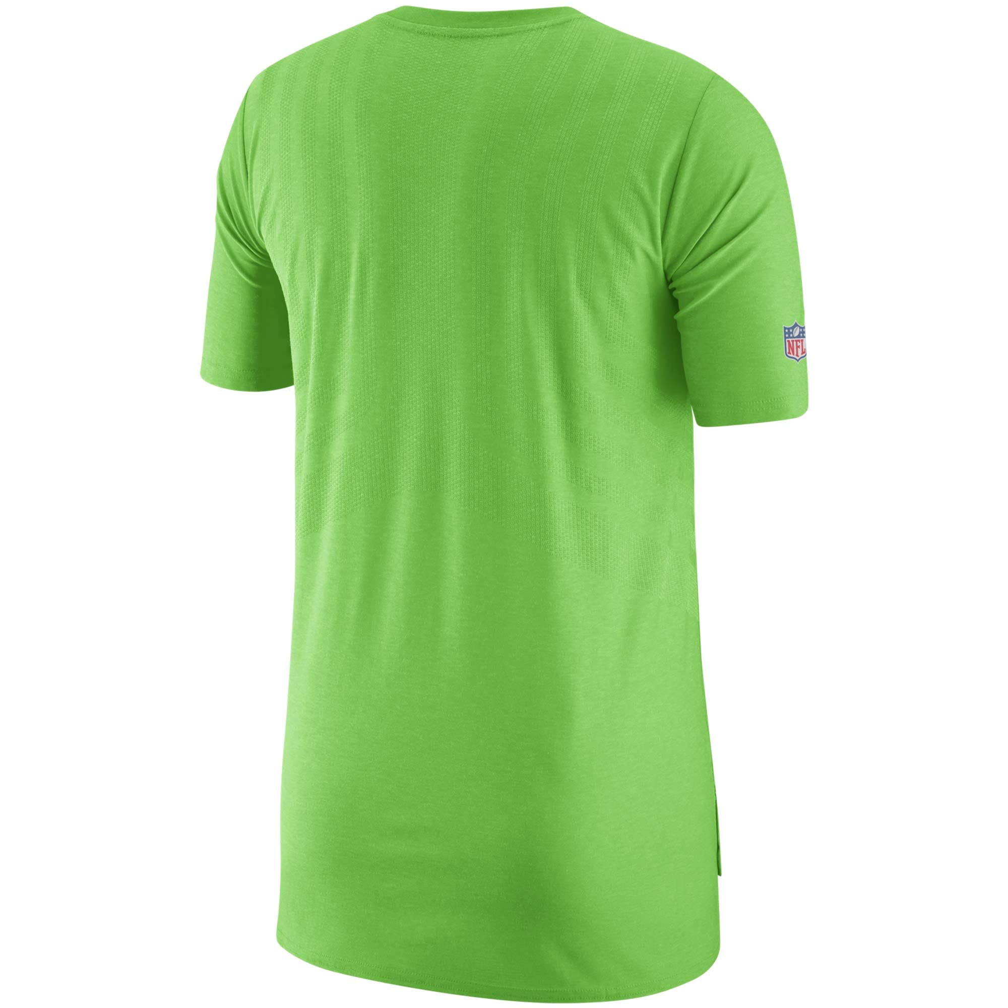 Men's Seattle Seahawks Nike Neon Green Sideline Player T-Shirt