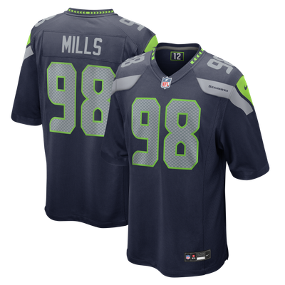Rylie Mills Seattle Seahawks Nike Team Game Jersey - College Navy
