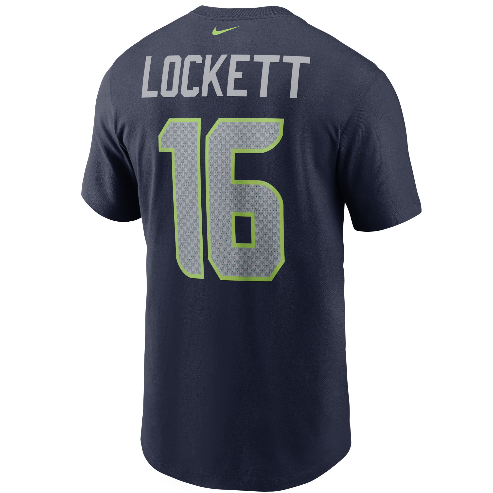 Men's Nike Tyler Lockett College Navy Seattle Seahawks Name
