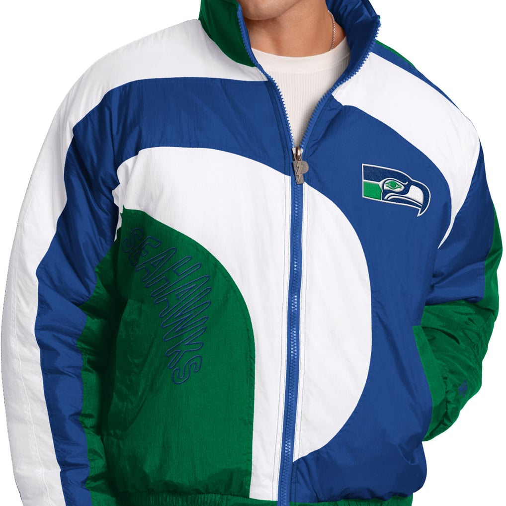 Seattle Seahawks Pro Player Wave Full-Zip Jacket - White