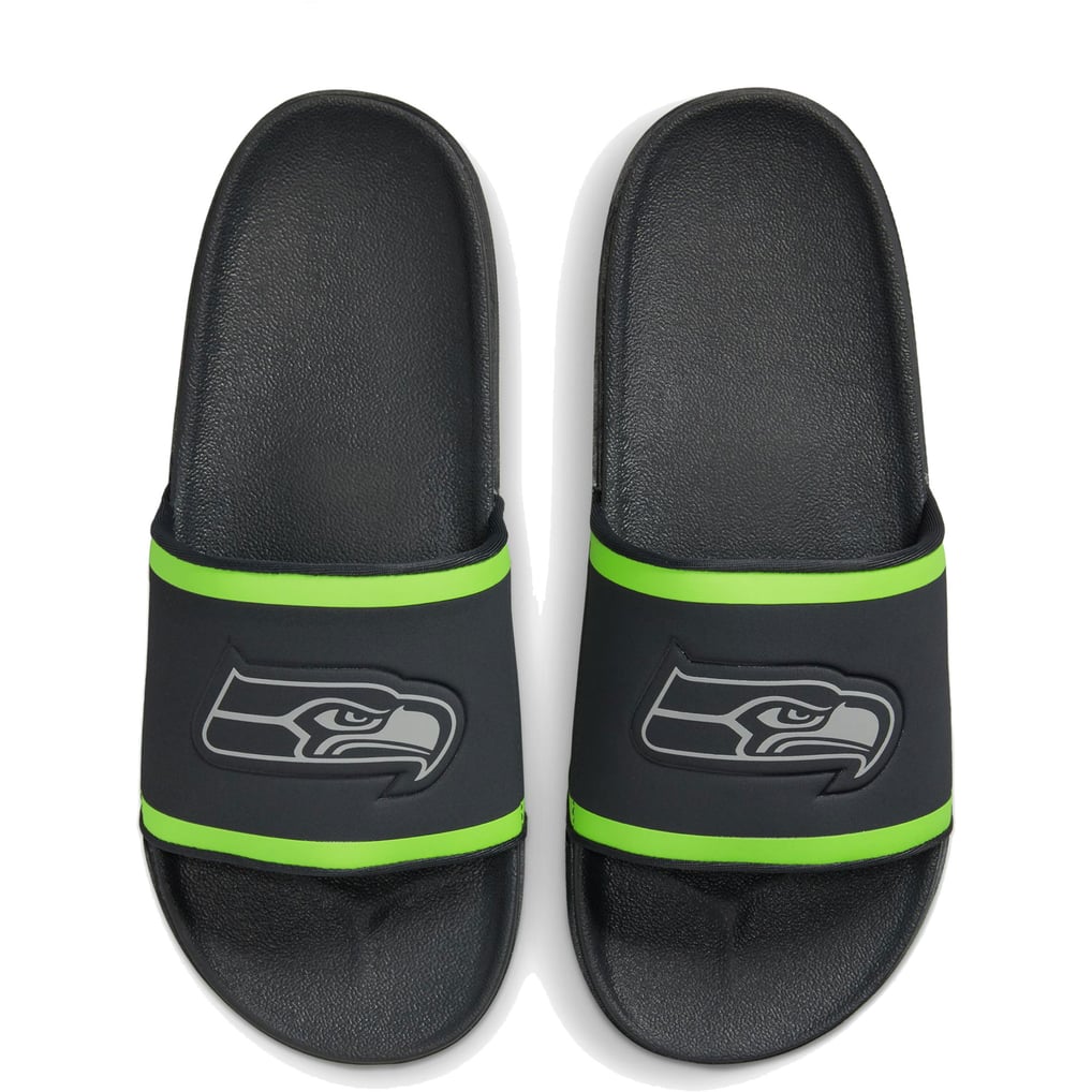 Nike Offcourt Slide Sandal Seattle Seahawks Mens Size 11 Cushioned Strap Black Nike Offcourt Slide Sandal Seattle Seahawks Mens Size 11  main image 3