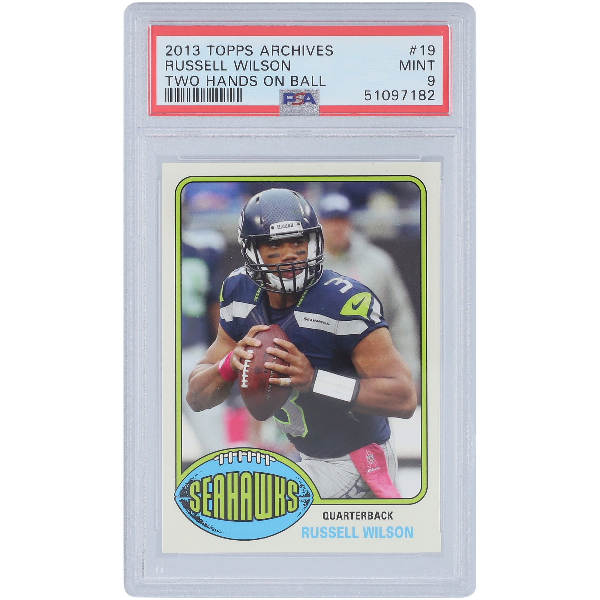 Russell Wilson Seattle Seahawks 2013 Topps Archives #19 PSA