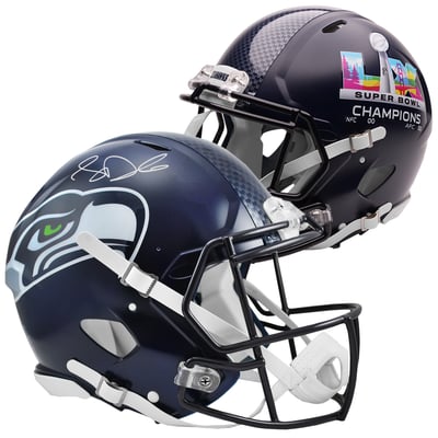 Sam Darnold Seattle Seahawks Autographed Fanatics Authentic Super Bowl LX Champions Riddell Speed Authentic Helmet 