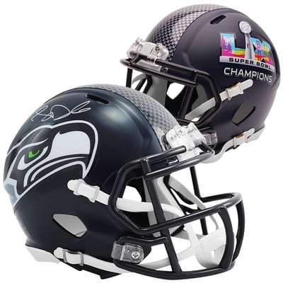 Sam Darnold Seattle Seahawks Autographed Fanatics Authentic Super Bowl LX Champions Riddell Speed Mini Helmet 