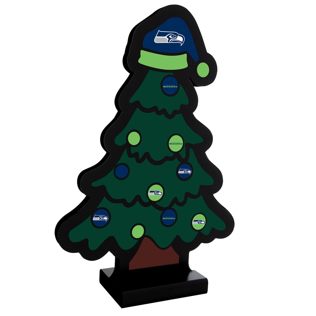 Seattle Seahawks 12" Christmas Tree LED Infinity Light
