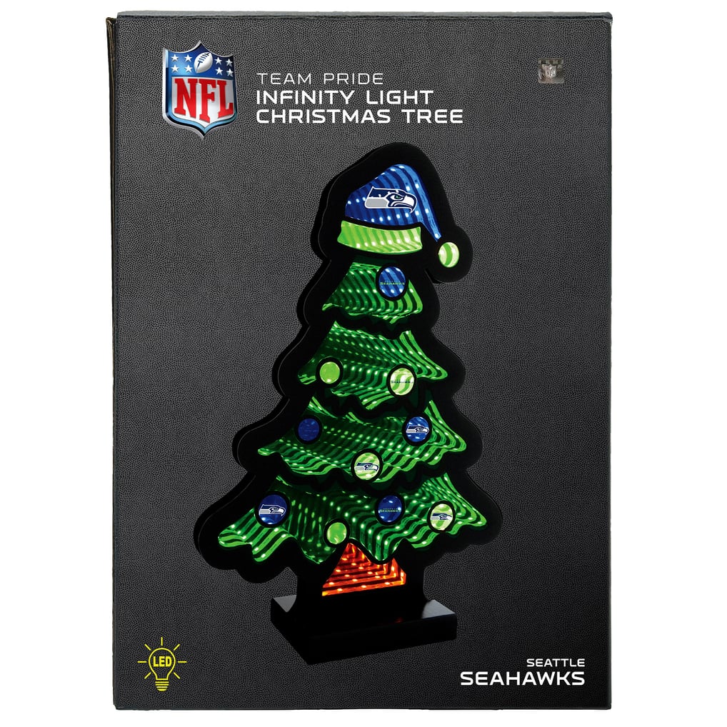 Seattle Seahawks 12" Christmas Tree LED Infinity Light
