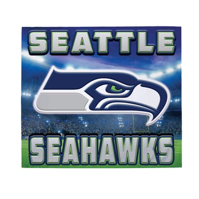 Seattle Seahawks 6' x 8' Single Car Garage Door Cover