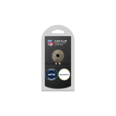 Seattle Seahawks Cap Clip with 2 Magnetic Markers Set