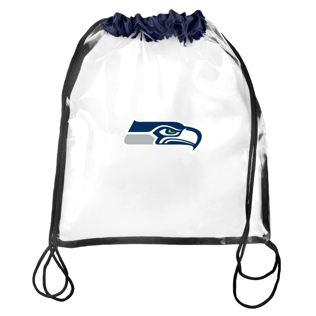 Seattle Seahawks Clear Drawstring Backpack display picture 1