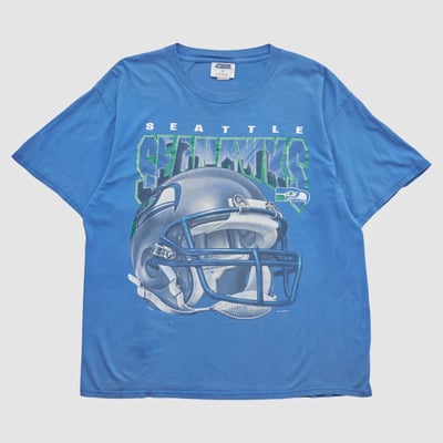 Seattle Seahawks CSA 1998 T-shirt - Blue - XL by Fanatics Real Vintage