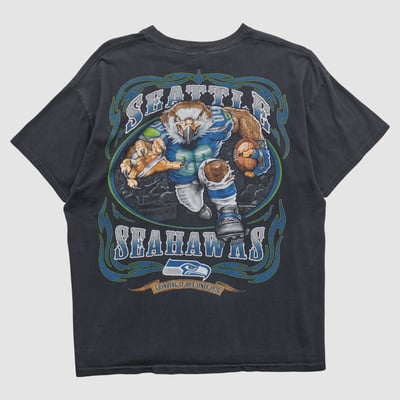 Seattle Seahawks NFL 2010s T-shirt - Black - L by Fanatics Real Vintage