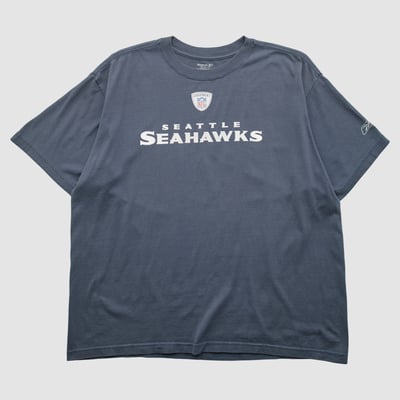 Seattle Seahawks Reebok 2000s T-shirt - Black - 2XL by Fanatics Real Vintage