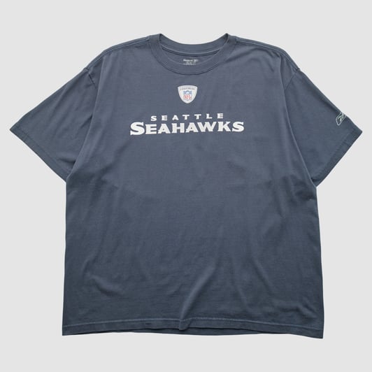 Seattle Seahawks Reebok 2000s T-shirt - Black - 2XL by Fanatics Real Vintage